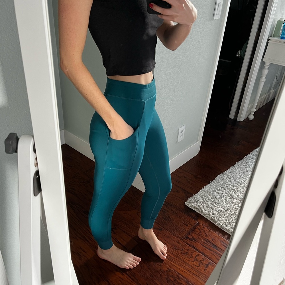 Fabletics Teal Mila Cold Weather Jogger